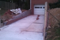 Driveway and Brick Retaining Walls Silver Spring Maryland