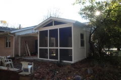 Screened-in porch in Rockville, Maryland