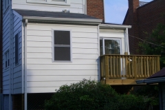 Bumpout Addition w/matching aluminum siding in Washington D.C.