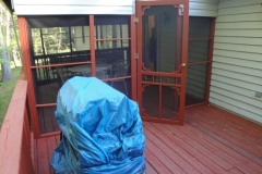 Before Picture Sunroom Project