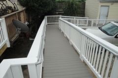 Ramp with composite flooring & railing