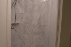 White & gray Marble Bathroom Virginia