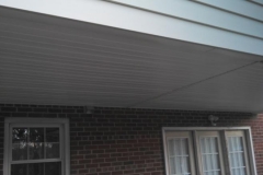 Home Addition with vinyl siding and soffits