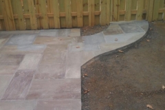 Stone patio and walkway ChevyChase Maryland