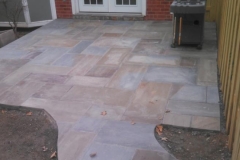 Slate patio and walkway 20815