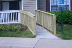 Concrete Handicap Ramp for apartment building